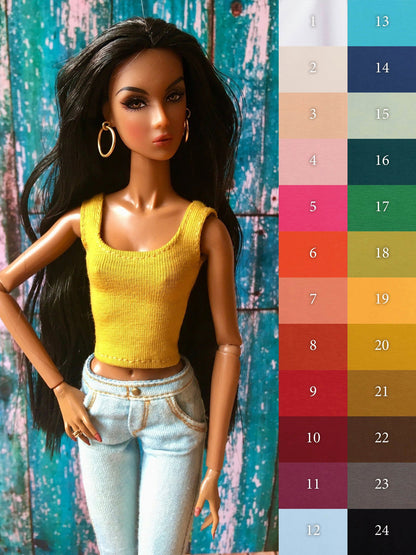 Power Tank Top for NuFace Integrity Toys Doll 12.5", more colors - Bouutique.com