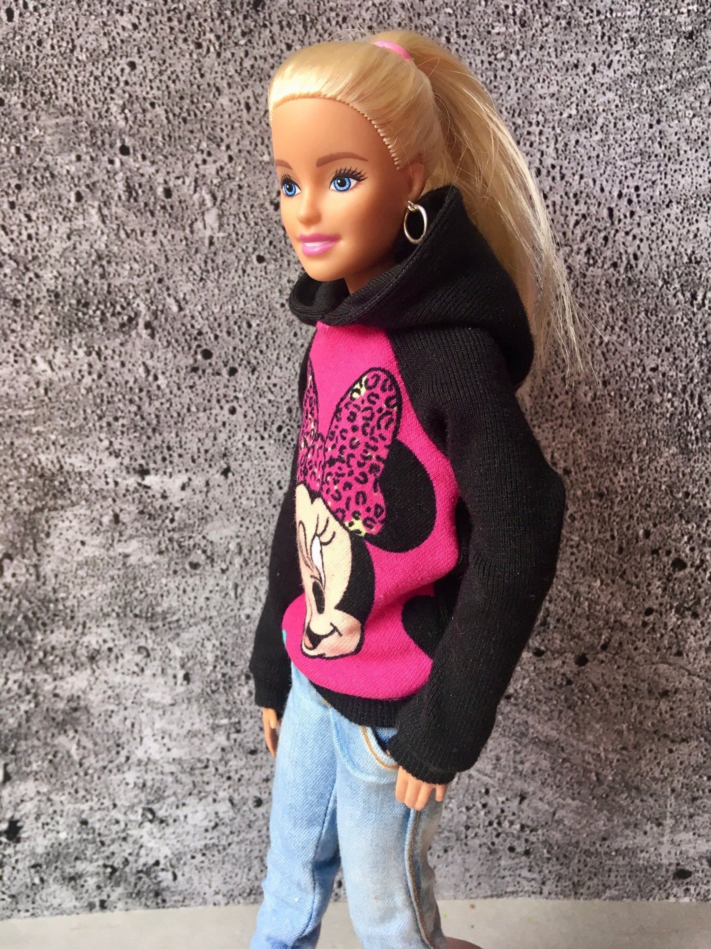 Infinite Mouse-Print Hoodie for Doll 1/6 scale, 11.5 Inch - Bouutique.com