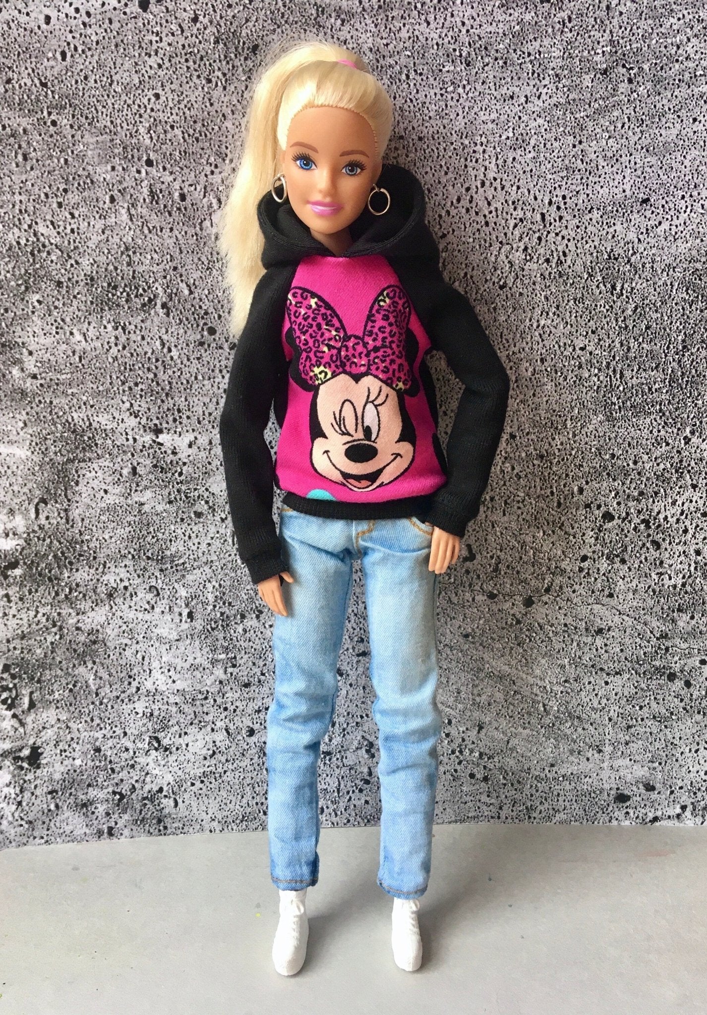 Infinite Mouse-Print Hoodie for Doll 1/6 scale, 11.5 Inch - Bouutique.com