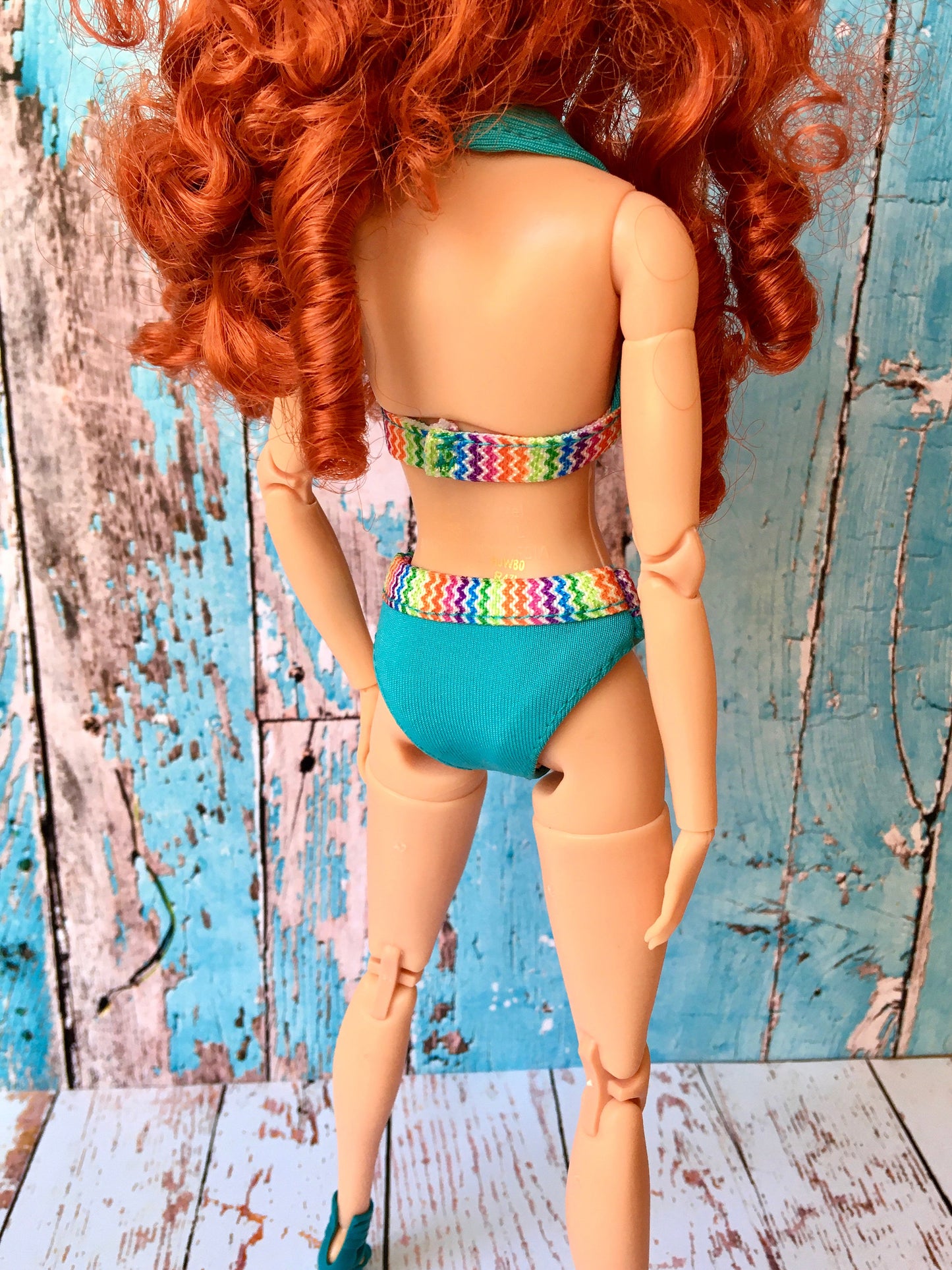 Splash Colorful Bikini for Doll 1/6 scale, 11.5 Inch - www.bouutique.com