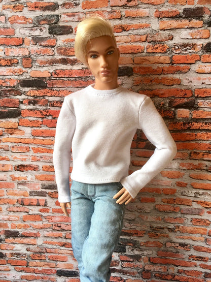 Vital Long Sleeve T-shirt for Ken Doll, many colors - www,bouutique.com