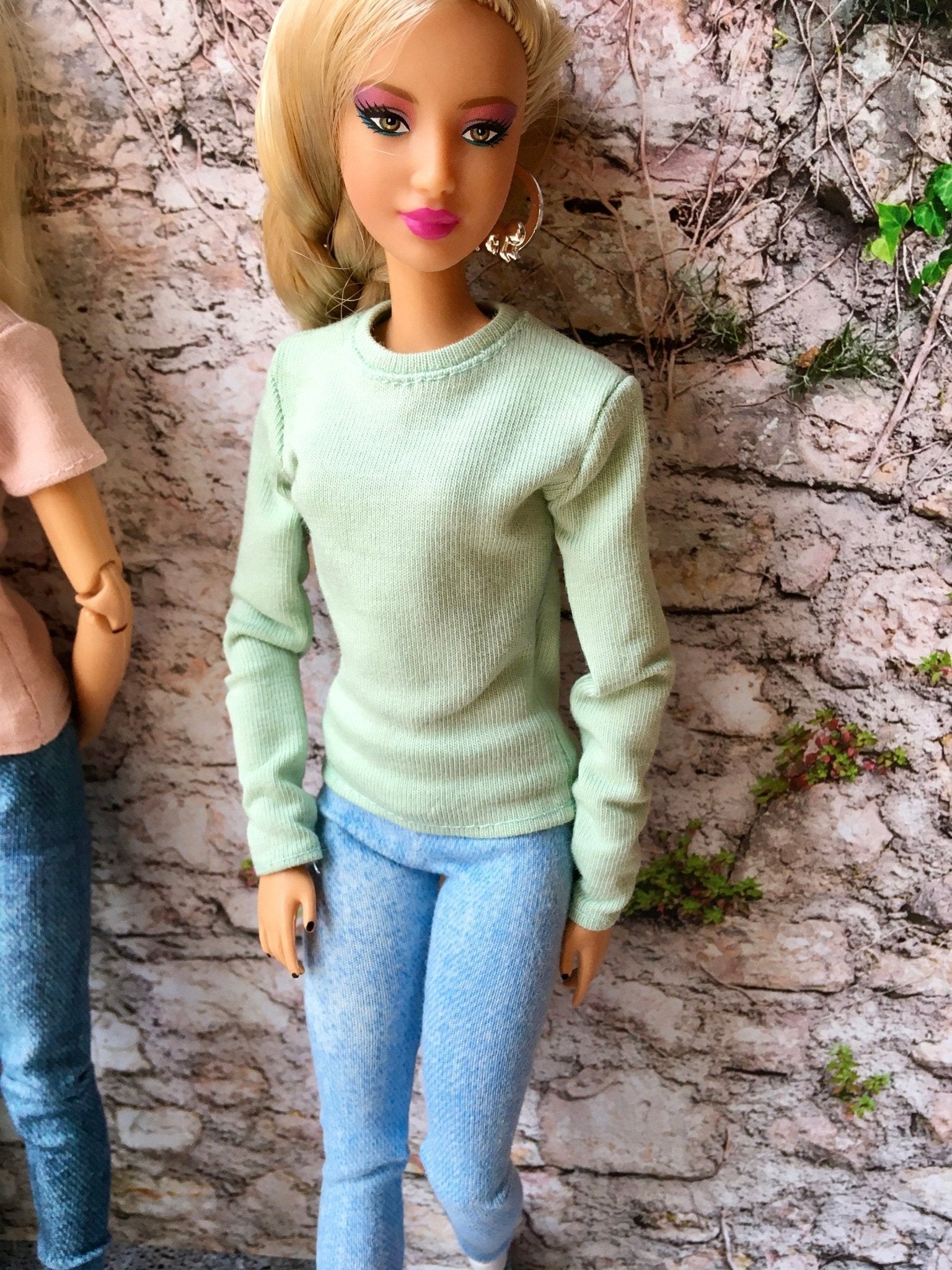 Base Crew-neck T-shirt for Dolls 1/6-scale, 11.5 Inch - Bouutique.com