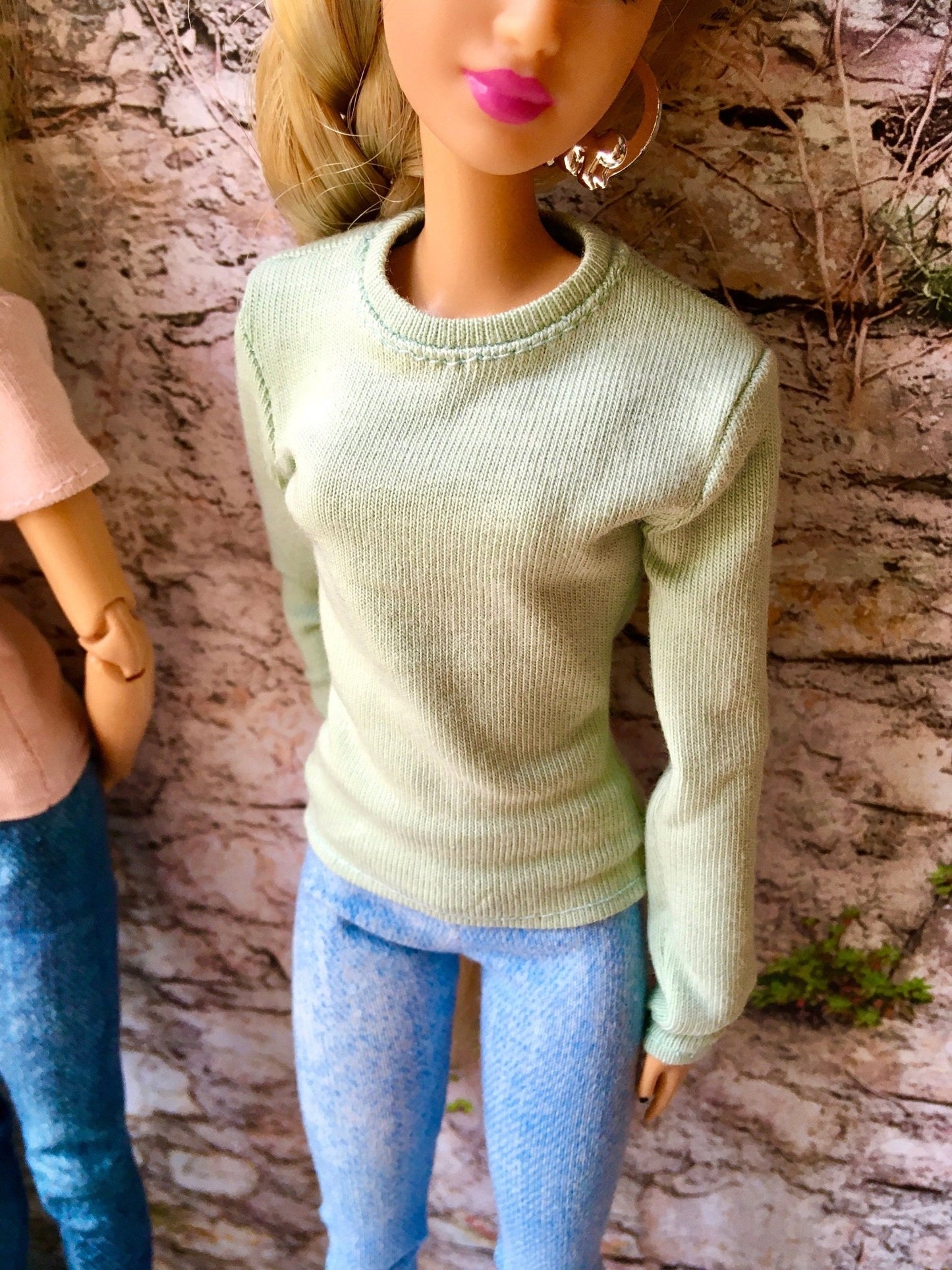 Base Crew-neck T-shirt for Dolls 1/6-scale, 11.5 Inch - Bouutique.com