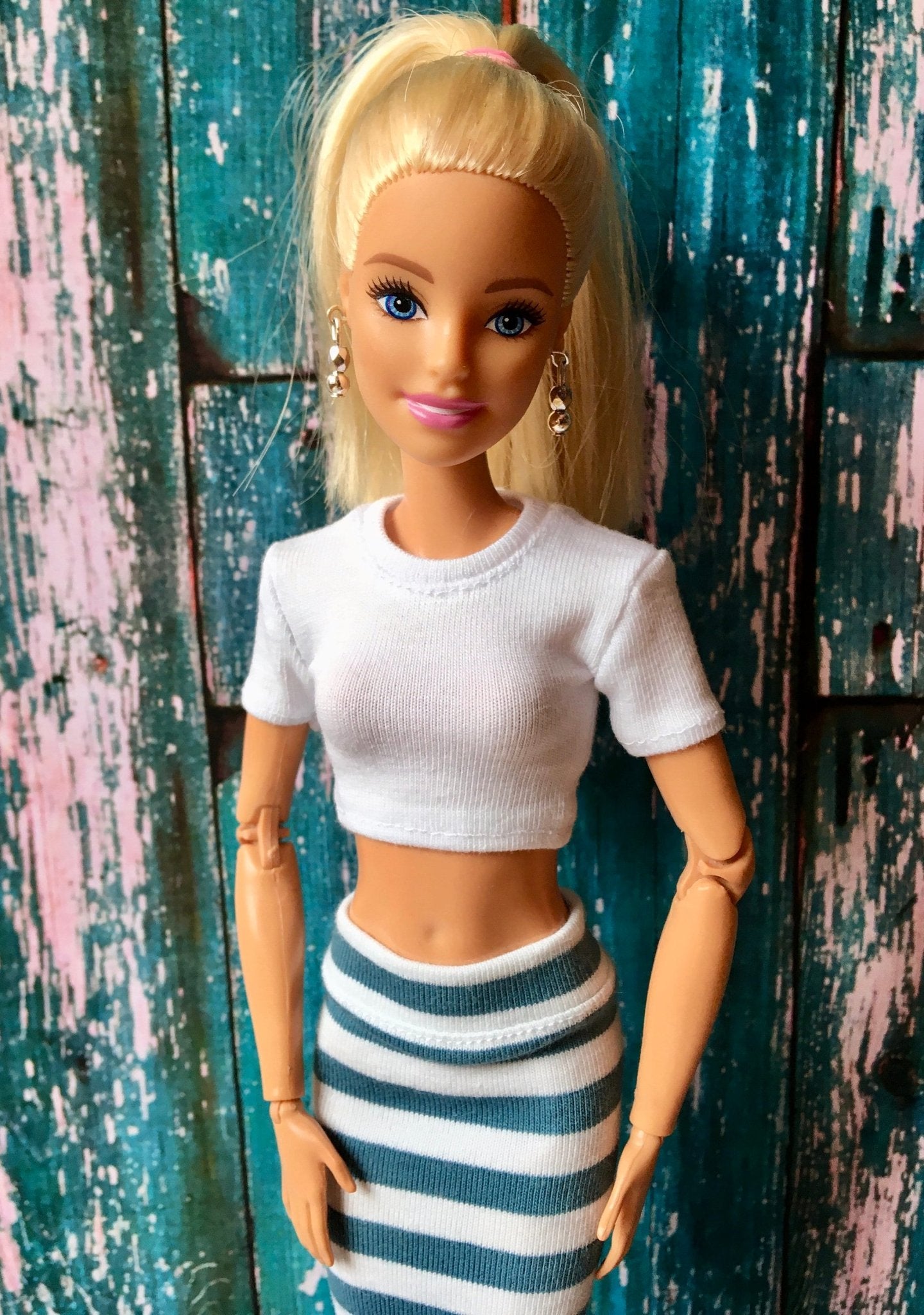 Staple Crop T-shirt for Dolls 1/6-scale, 11.5 Inch - Bouutique.com