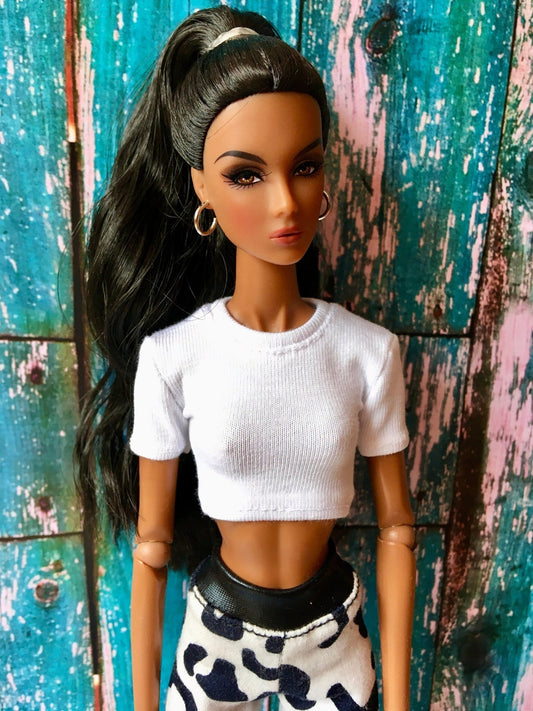 Staple Crop T-shirt for NuFace Integrity Toys Doll 12.5", many colors - Bouutique.com