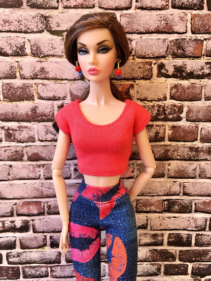 Essential Crop T-shirt for Poppy Parker Dolls, many colors - Bouutique.com