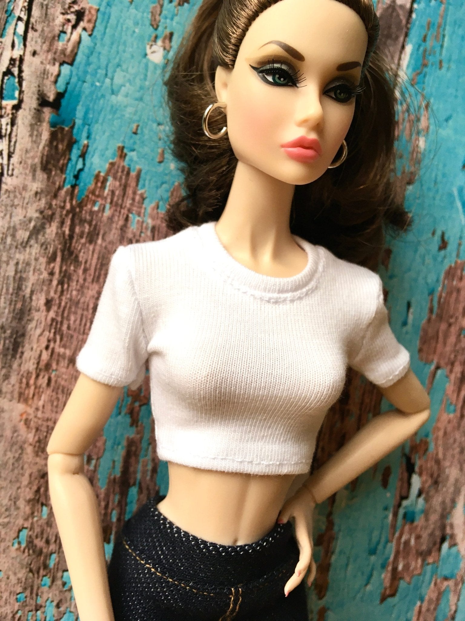 Staple Crop T-shirt for Poppy Parker Dolls, many colors - Bouutique.com