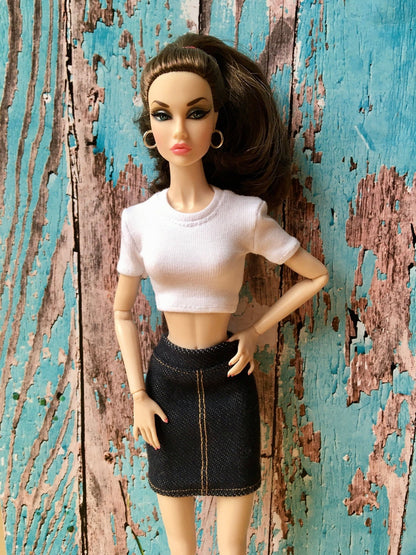 Staple Crop T-shirt for Poppy Parker Dolls, many colors - Bouutique.com