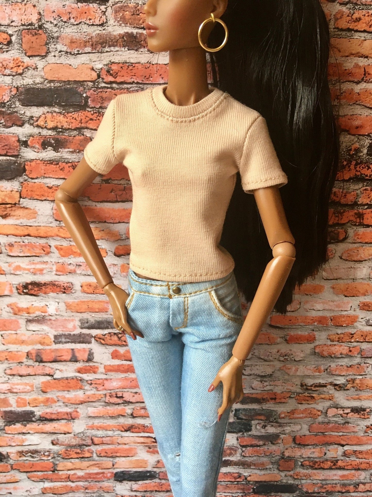 Vital Short Sleeve T-shirt for NuFace Integrity Toys Doll 12.5", many colors - Bouutique.com