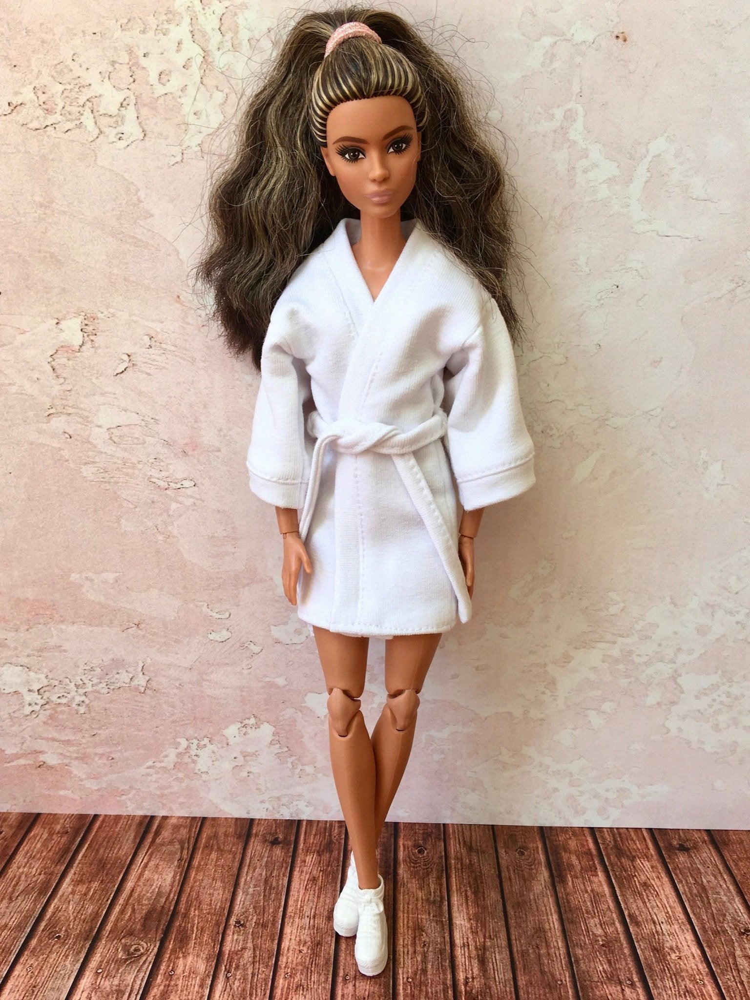 Glam Bathrobe for Dolls 1/6-scale, 11.5 Inch, many colors - Bouutique.com