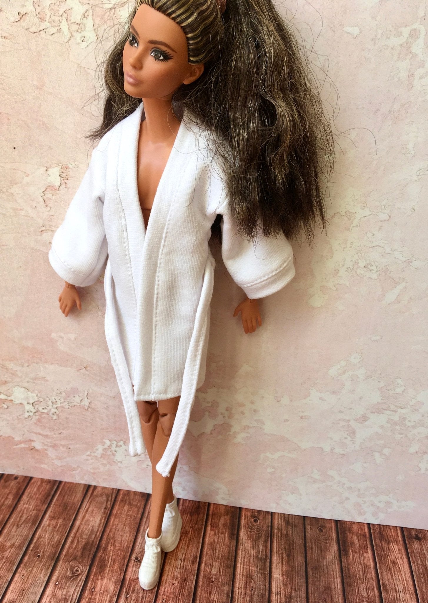 Glam Bathrobe for Dolls 1/6-scale, 11.5 Inch, many colors - Bouutique.com