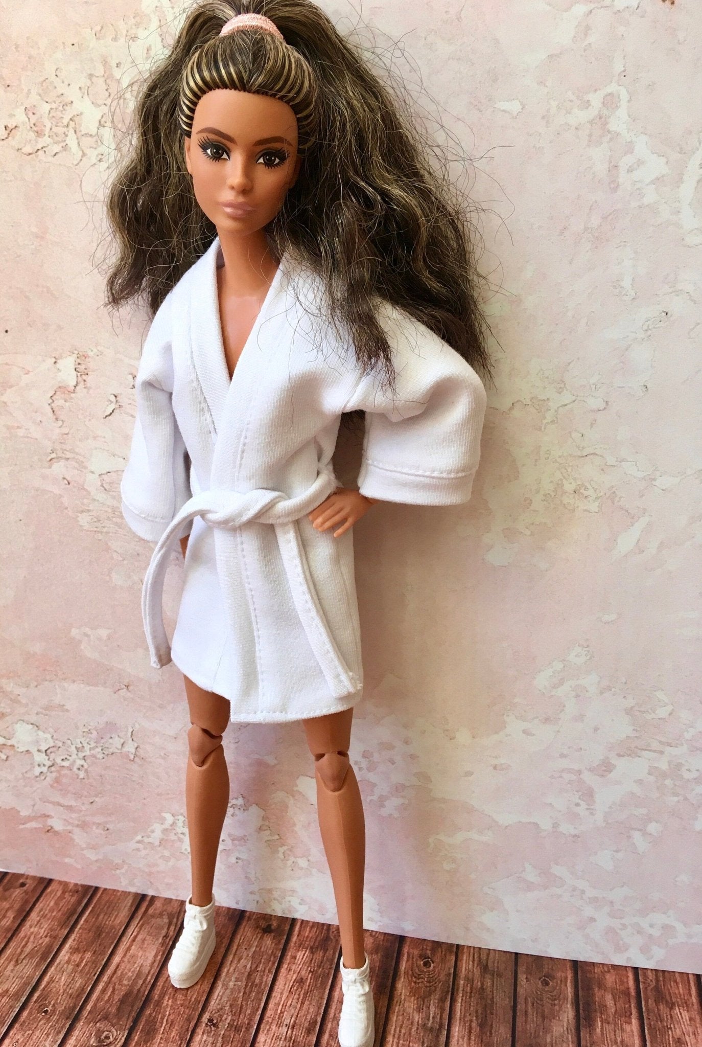 Glam Bathrobe for Dolls 1/6-scale, 11.5 Inch, many colors - Bouutique.com