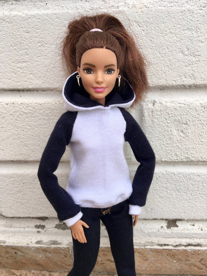 Frost Hoodie for Doll 1/6-scale, 11.5 Inch - Bouutique.com