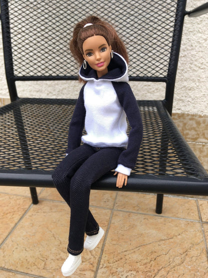 Frost Hoodie for Doll 1/6-scale, 11.5 Inch - Bouutique.com