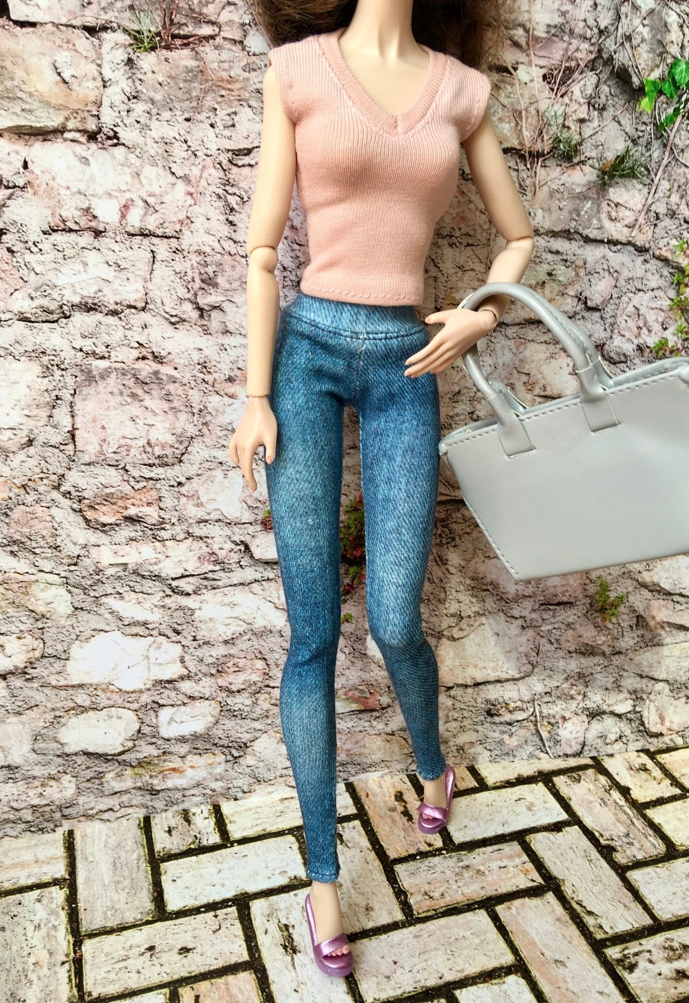 Indigo Blue Jeans Jeggings for Poppy Parker Doll by Integrity Toys - Bouutique.com