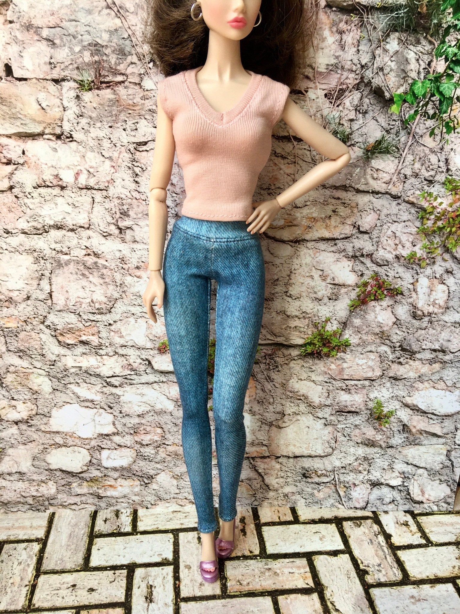 Indigo Blue Jeans Jeggings for Poppy Parker Doll by Integrity Toys - Bouutique.com