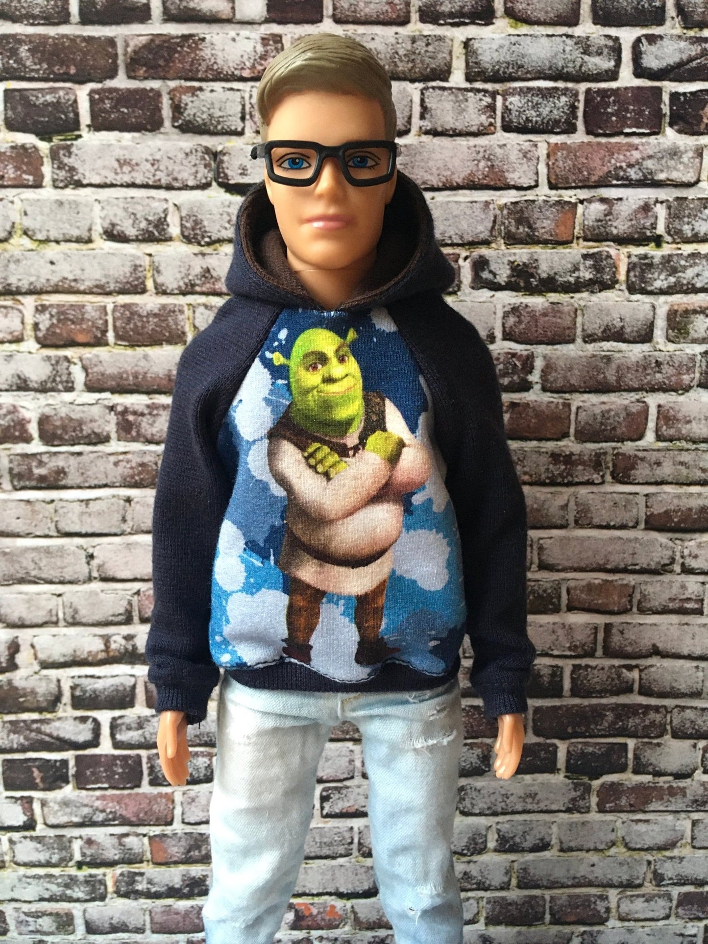 Infinite Funny Print Hoodie for Ken Doll 1/6-scale, 12 Inch - Bouutique.com