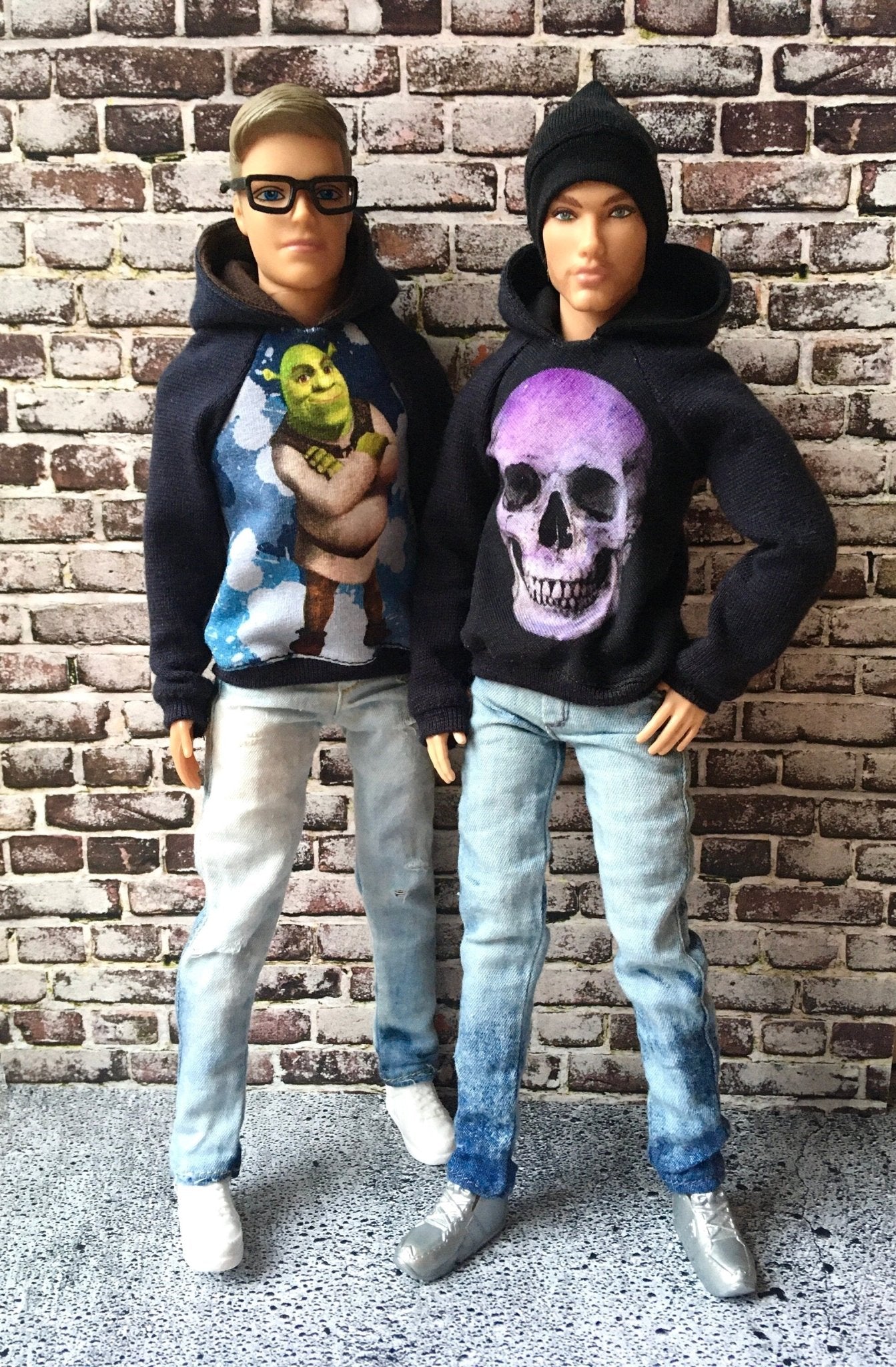 Infinite Funny Print Hoodie for Ken Doll 1/6-scale, 12 Inch - Bouutique.com