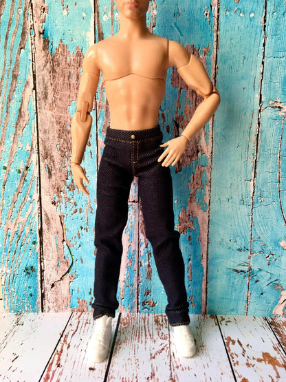 Noirix Stretch Navy Jeans for Ken Doll - Bouutique.com