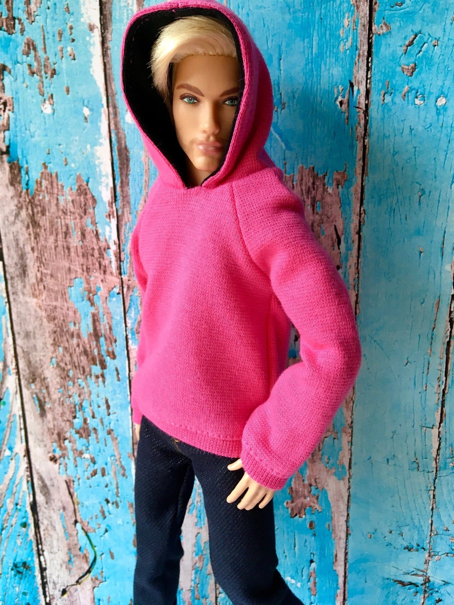 Noirix Stretch Navy Jeans for Ken Doll - Bouutique.com