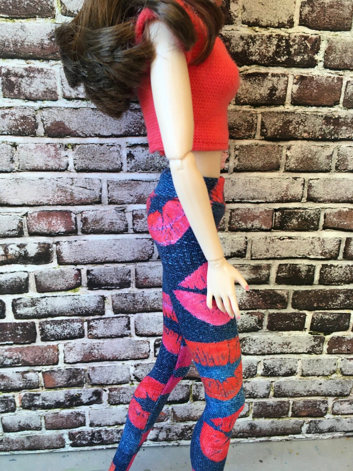 Kiss Denim Long Leggings for Poppy Parker Doll - Bouutique.com