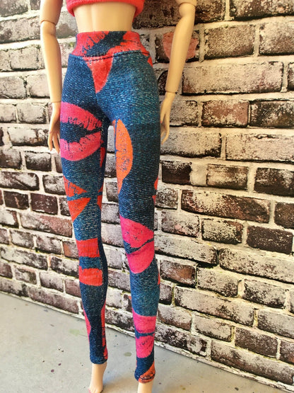 Kiss Denim Long Leggings for Poppy Parker Doll - Bouutique.com