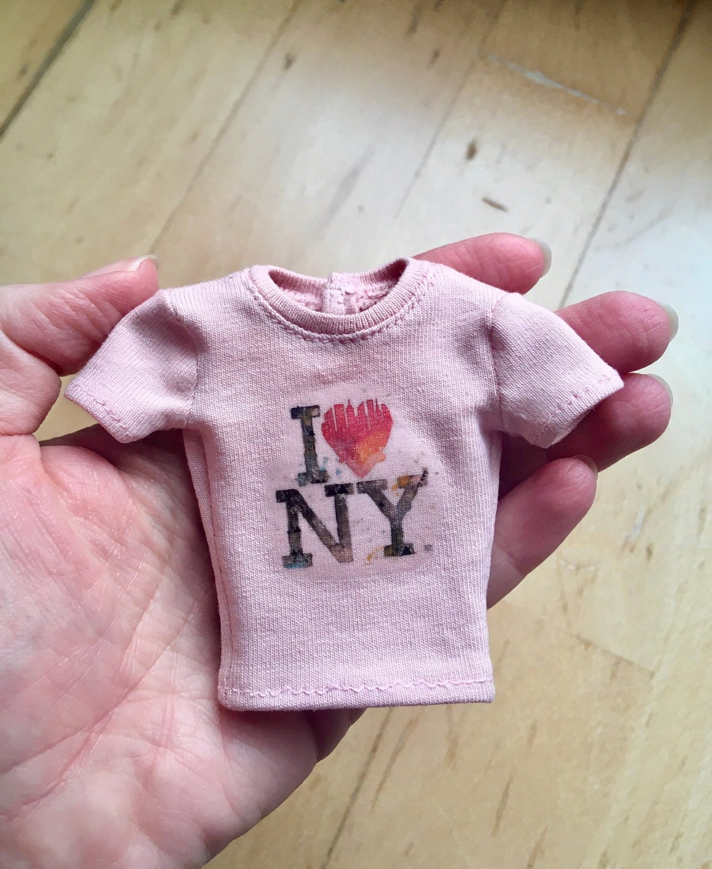 Vital Print T-shirt "I Love NY" Design for NuFace Integrity Toys Doll 12.5" - Bouutique.com