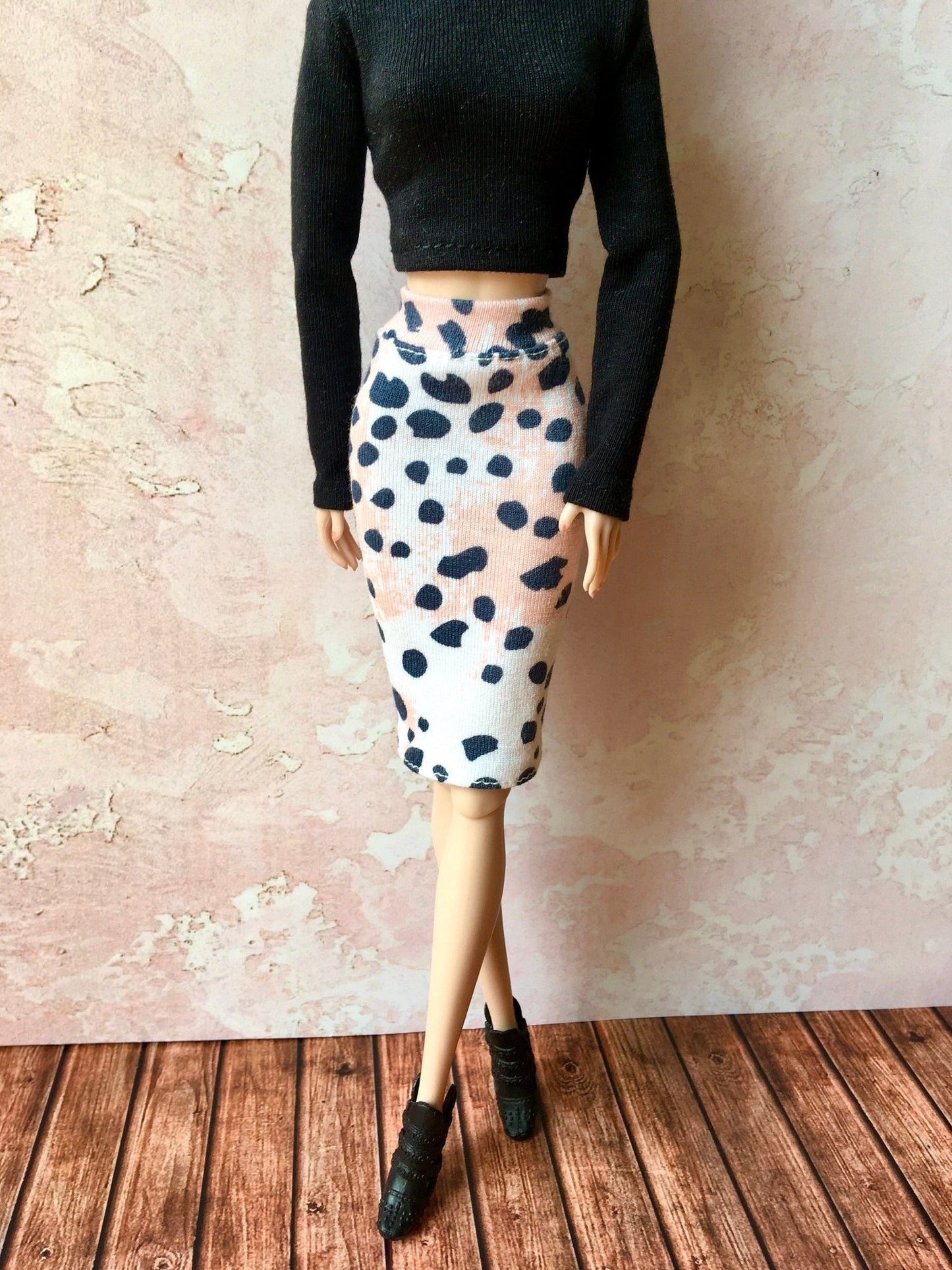 Savana Leopard Print Tube Skirt for Poppy Parker Doll - Bouutique.com