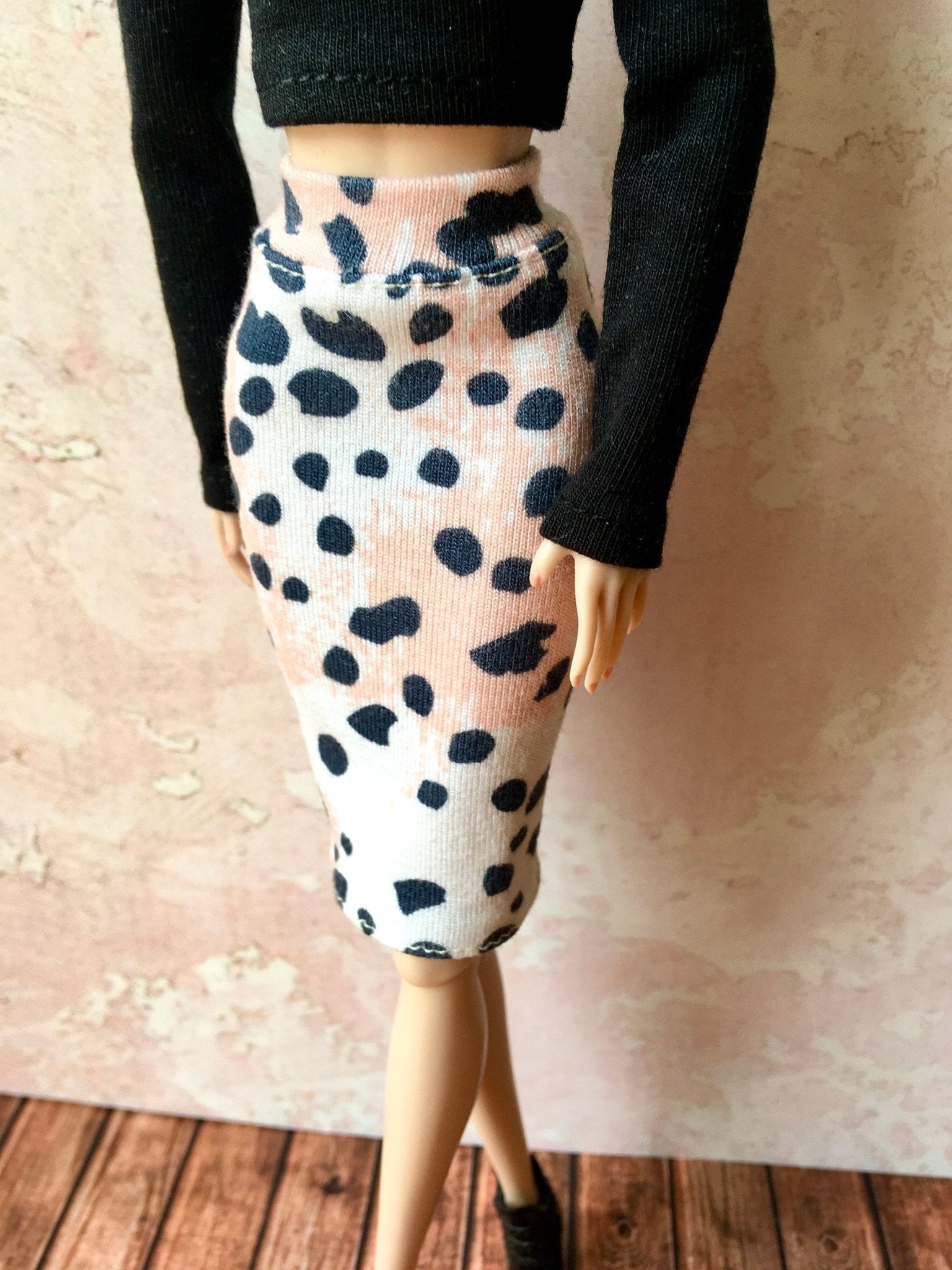 Savana Leopard Print Tube Skirt for Poppy Parker Doll - Bouutique.com