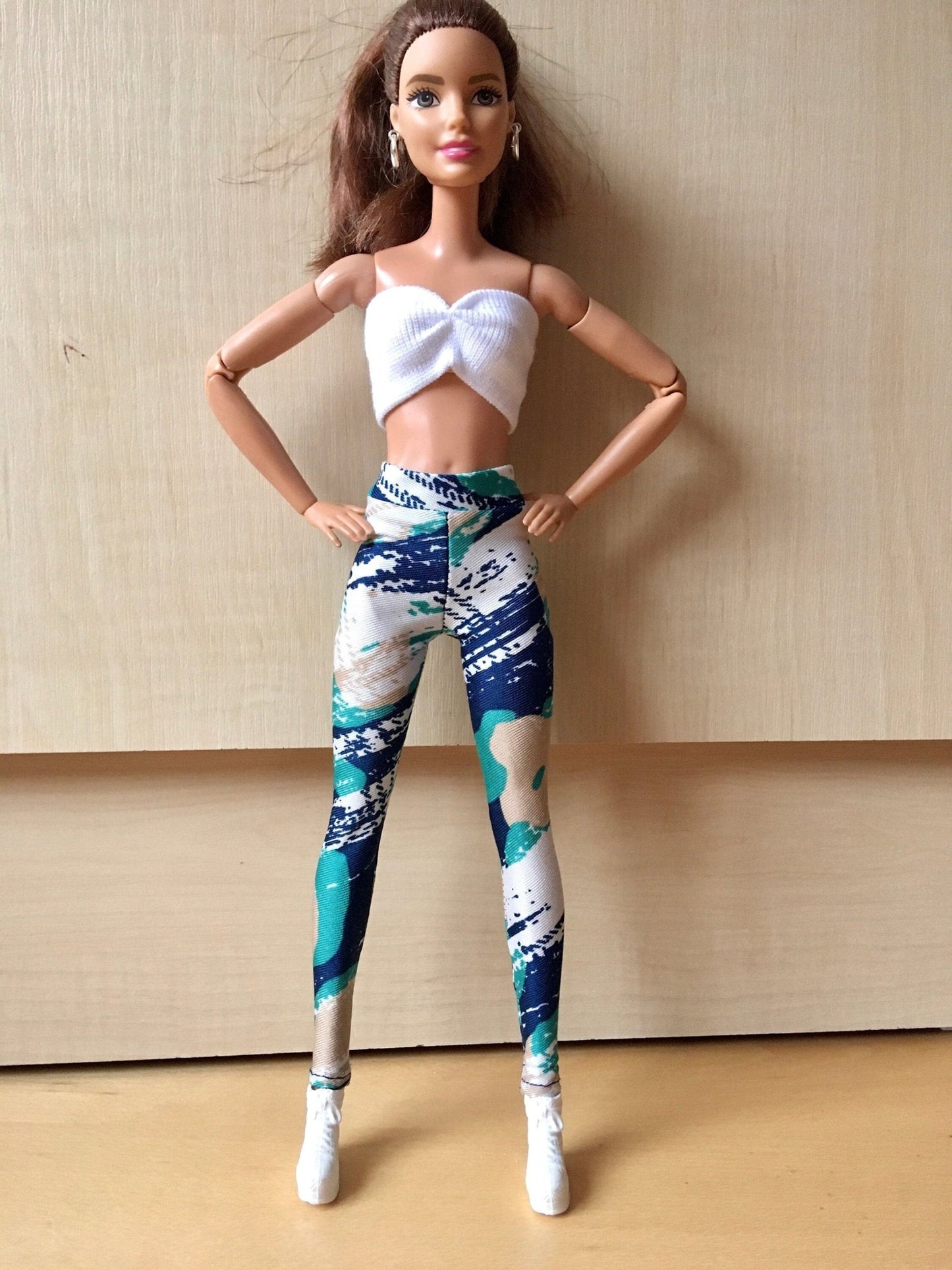 Spot Print Long Leggings for Dolls 1/6-scale, 11.5 Inch - Bouutique.com