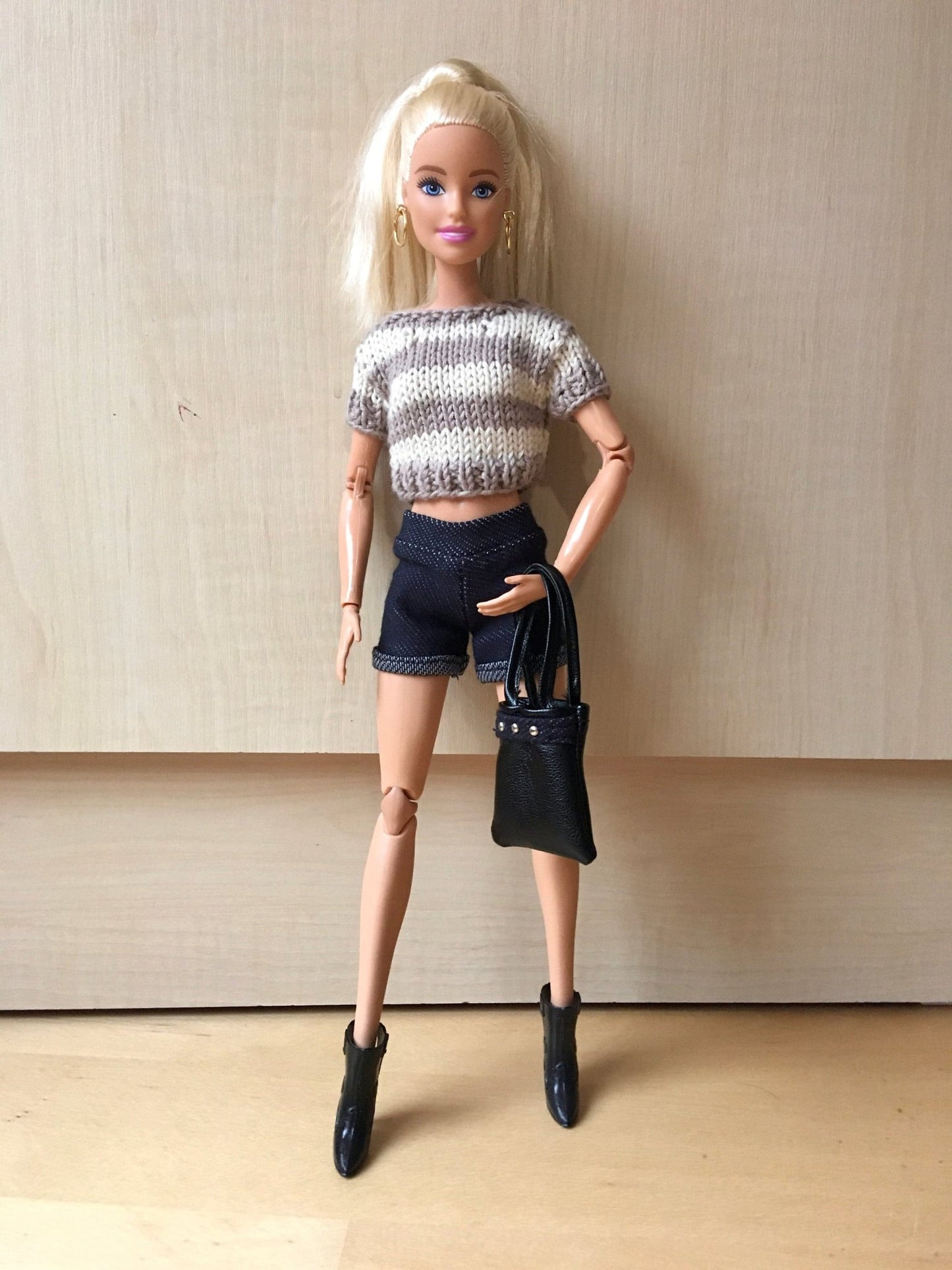 Deep Stretch Denim Shorts for Doll 1/6-scale, 11.5 Inch - Bouutique.com