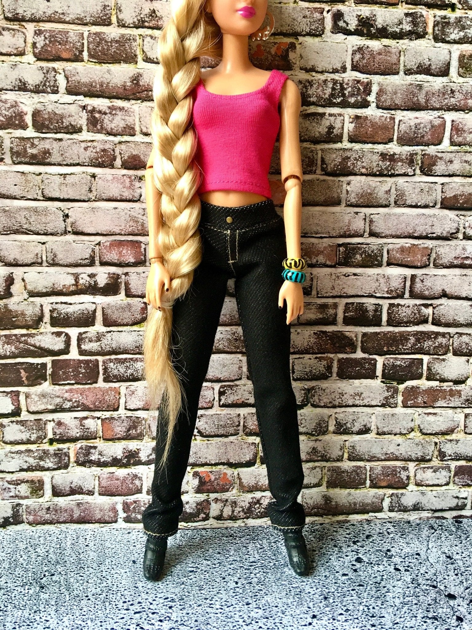 Raven Stretch Jeans for Doll 1/6-scale, 11.5 Inch - Bouutique.com