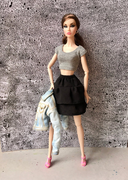 Flounce Tiered Ruffle Skirt for Poppy Parker Doll - Bouutique.com