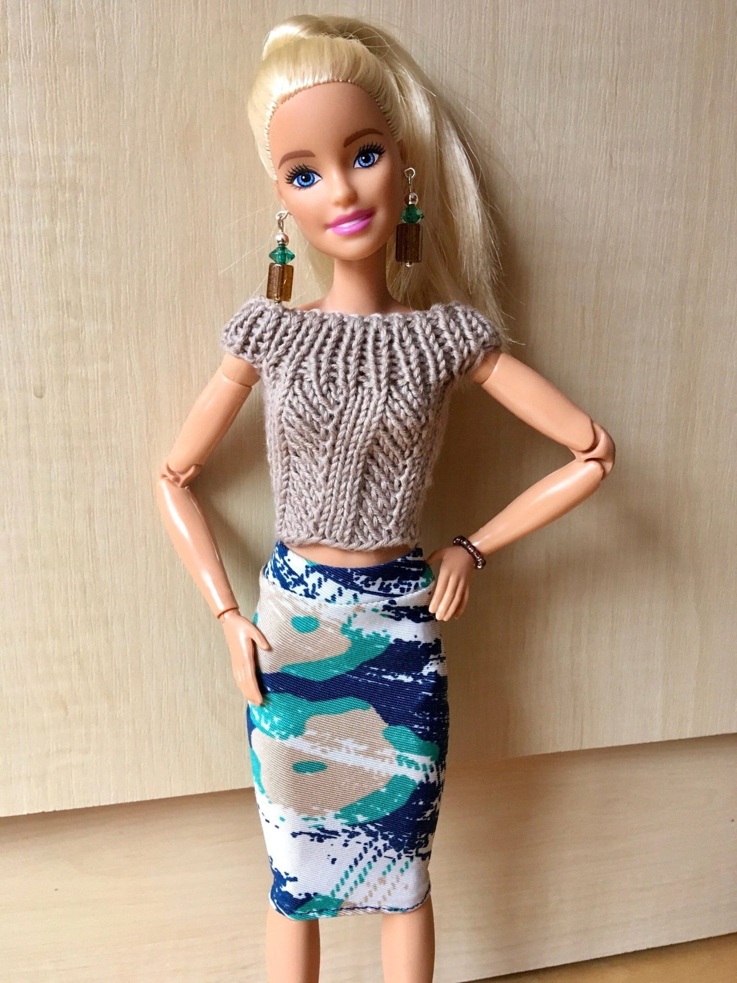 Stain Tube Midi Skirt for Doll 1/6-scale, 11.5 Inch - Bouutique.com