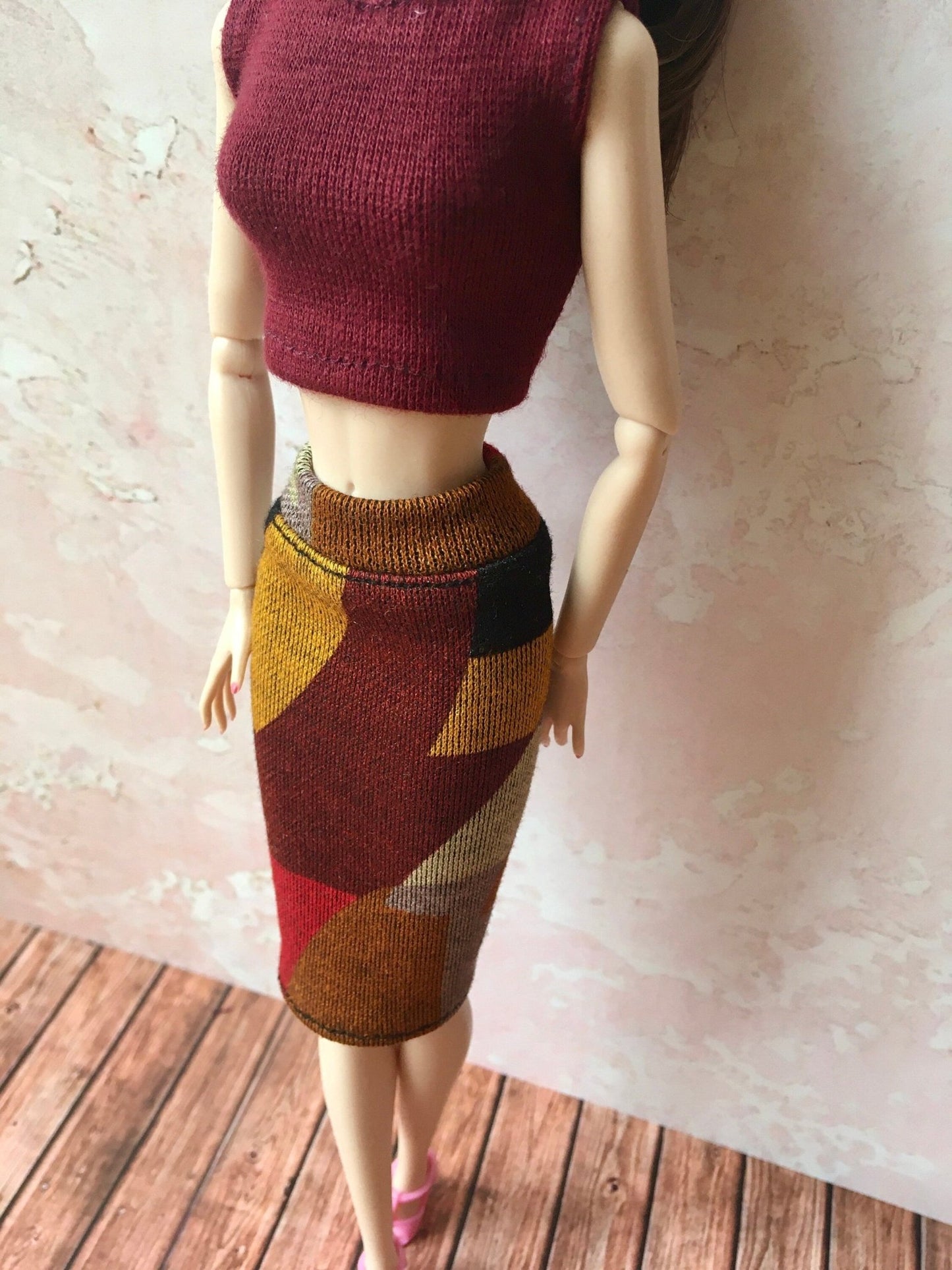 Fall Tube Midi Skirt for Poppy Parker Doll - Bouutique.com