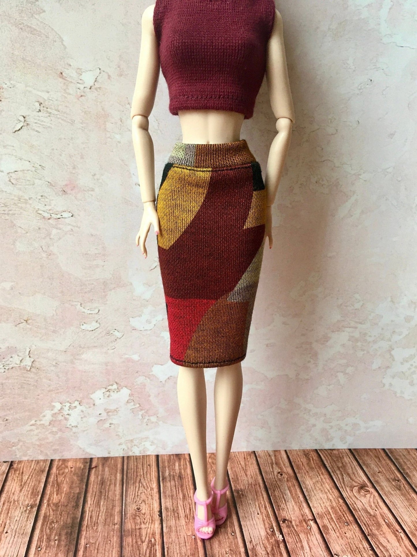 Fall Tube Midi Skirt for Poppy Parker Doll - Bouutique.com