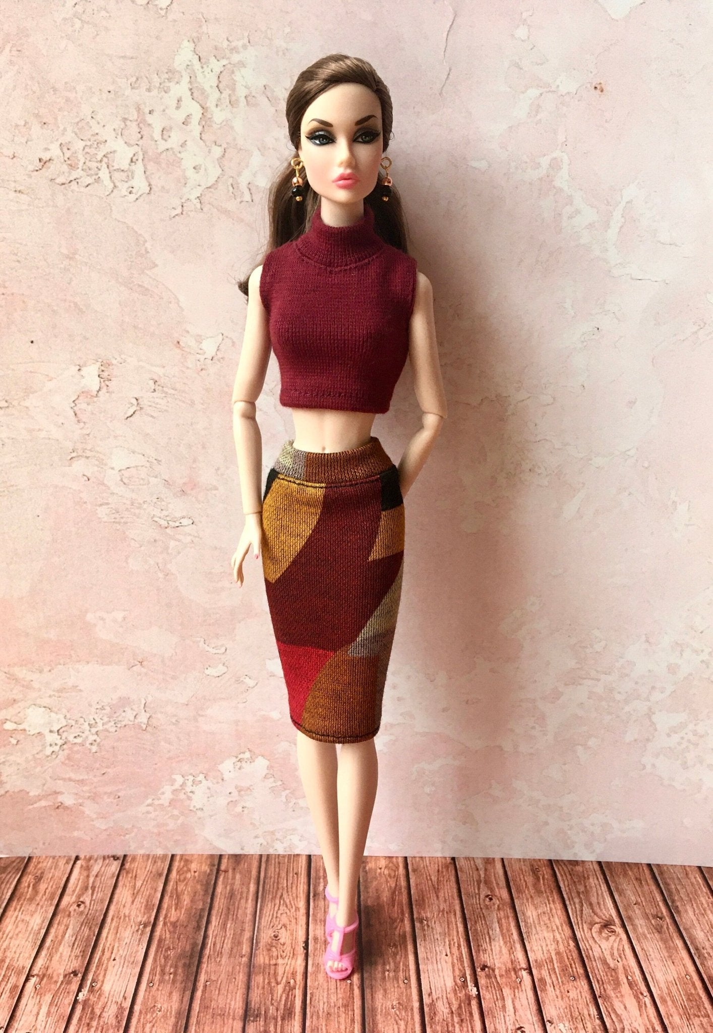 Fall Tube Midi Skirt for Poppy Parker Doll - Bouutique.com