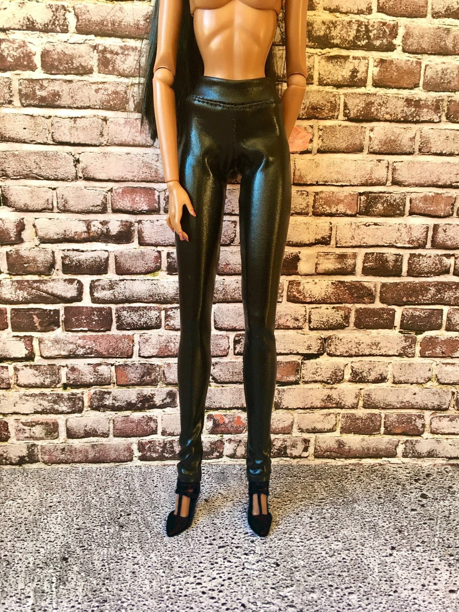 Viper Faux Leather Leggings for Fashion Doll 12.5 Inch - Bouutique.com