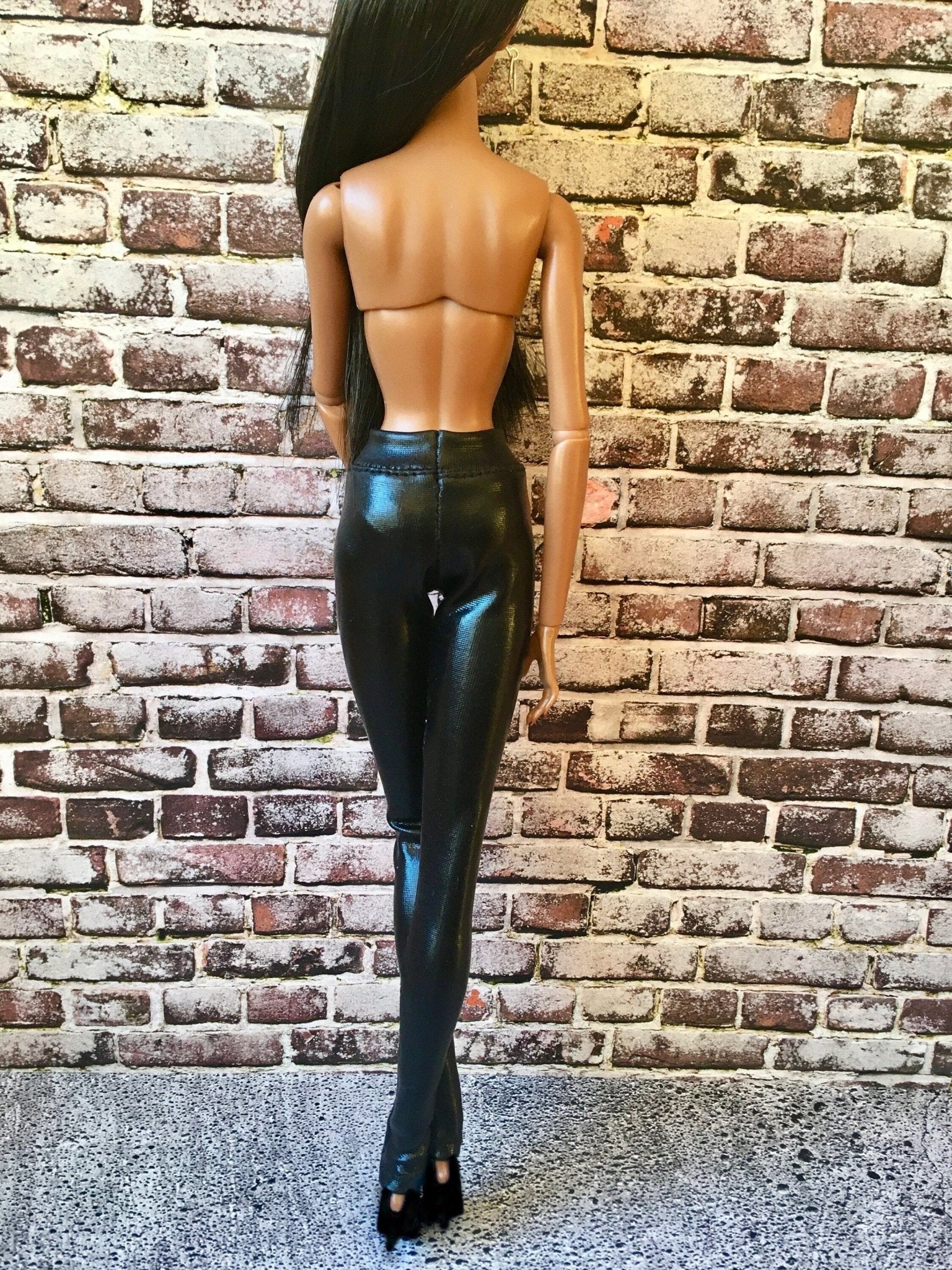 Viper Faux Leather Leggings for Fashion Doll 12.5 Inch - Bouutique.com